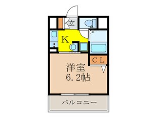 ｴｽﾃﾑｺｰﾄ新大阪Ⅵｴｷｽﾌﾟﾚｲｽ(1005)の物件間取画像